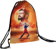Havencraft Printed Drawstring Backpack Dori Bag Small Bag Gym Bag for Everyday Use 12L Backpack