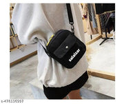 Canvas Crossbody Sling bag for Casual Party Bag Purse with Adjustable Shoulder Strap and Printed Design for Girls