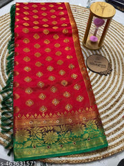 BANARSI BALATON SILK STONE & JHALAR| WEDDING & PARTY WEAR