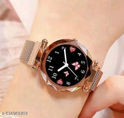 Magnet Strap Premium Quality Graceful Stylish Wrist Watch for Women & Girls