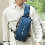 Unisex Crossbody Sling Bag Chest Backpack Men's Shoulder Bag, Travel Handbag, Hard Shell Anti-Theft Chest Bag
