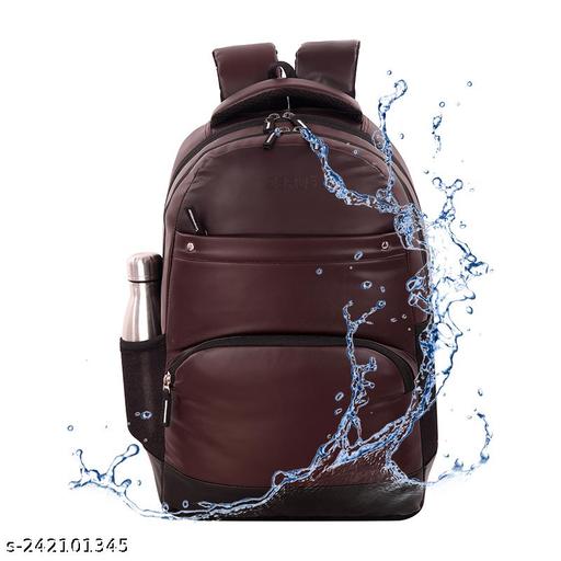 32 L Laptop Backpack Men Women’s Boys & Girls Fashion PU Leather Casual Backpack Bags for School, College, Tuition, Office Bag