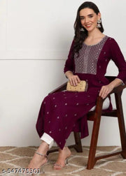 Women Georgette Printed Front Slit Kurta |Lace border/ dresses For Women | Party wear dresses| Gown for women | Long Gown for women | Ladies Gown \Anarkali Kurtis\Rayon Kurtis\Cotton Kurtis\Rayon Kurta Sets