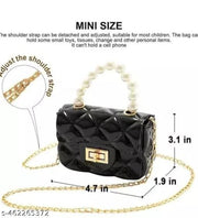 Blue silicon Mini Sling Bag