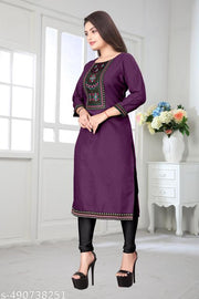 DESIGENER KURTI NEW COLLECTION COTTON BLEND STYLISH NEW TRENDY…