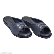 New glow walk women flat sandal and girls stylish flip flops grey