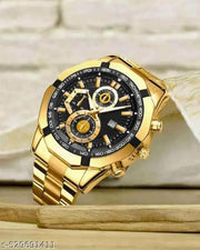 UNQ SUPER GOLD BLACK WATCH