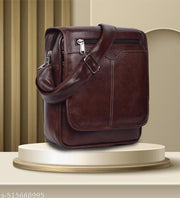 Leather Men & Women Sling Bag