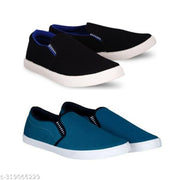 Pack of 2-2s combo shoes for men| black red-blue black- t blue combo shoes in color| comfortable and walking shoes for men