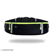 Waterproof Running Waist Belt with Reflective Strips, Zipper Pocket & Adjustable Strap – Lightweight Sports Fanny Pack for Jogging, Gym, Travel & Cycling