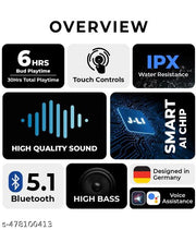 PRO 60 Earbuds 12 hours playtime bluetooth wireless headphones earphone bluetooth headset