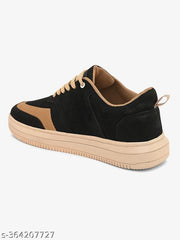 INVERSION Trending sneaker black casual shoes for men.