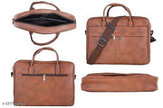 swastik voguish stylish lether mens red messanger  bag