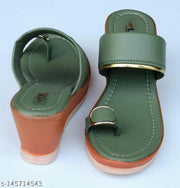 Readyway women,s solid toe-ring heel