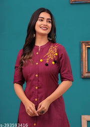 Womens cotton Embroidery Kurti