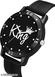 Analog Brown Watch And Bracelet Combo Men And Women (595+KING And 3003+QUEEN)