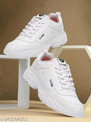 CLYMB Casual Sport for Men | Stylish Lace-Up Sneakers with Cushioned Insole | Comfortable Walking Shoes with Rounded Front Running shoes