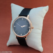 New Antique Designer LEather Strap Analog Watch for Girls and Women