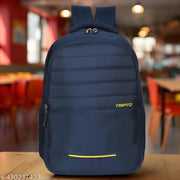 Tripto Casual backpack 3 compartments, front pocket, bottle holder, School bags for boys & girls, College bag for women and men, Ideal for school, college, office & travel