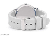 Black Case Designers Wrist Watches For Boy And Men Analog Watch - For Boys New Designers Stylish Dial Rubbers Strap Analog Wrist Watches For Boy And Men
