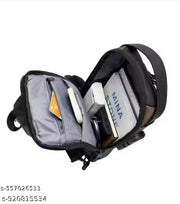 Bag Multi Compartment Travel Water-Resistant Bag Shoulder Chest Bag with USB Coded Lock Outdoor Sports Phone Waist Bag Sling Bag for Men Women