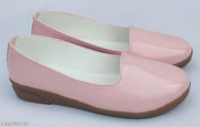 New latest kids pink patent loffer for girls partywear