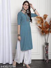 Polyster/Crepe fabric-Kurti For Women