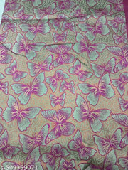 EAUTIFUL RICH PALLU & JACQUARD WORK ON ALL OVER  SAREE WITH BLOUSE PIECE