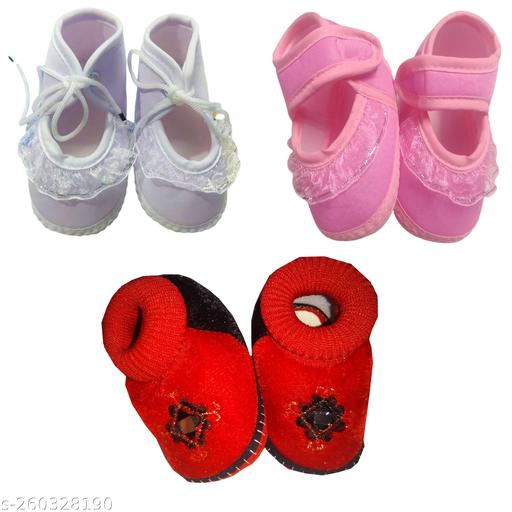 SUMAN TRADER BABY SHOES & SANDLES AND Baby Boy's and Baby Girl's Canvas Shoes with Anti-Slip Sole First Walking Shoes Kid's Fancy Winter Infant Bootie Baby Shoes for Boys & Girls