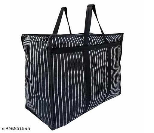Grocery Shopping Bags for Carry Milk Fruits Vegetable with Reinforced Handles Jhola Bag Kitchen Essential pack 1)