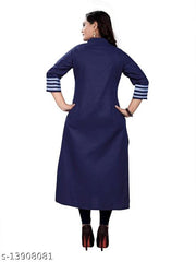Adrika Alluring Plus Size Cotton Kurti