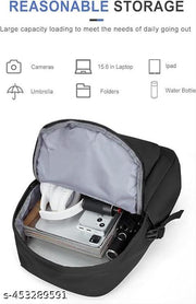 Craftwood School Backpack for Teen Girls, Boys Waterproof High School Backpack for Student Bookbag College Backpack for Women Men Casual Daypack Travel Aesthetic Backpacks Black