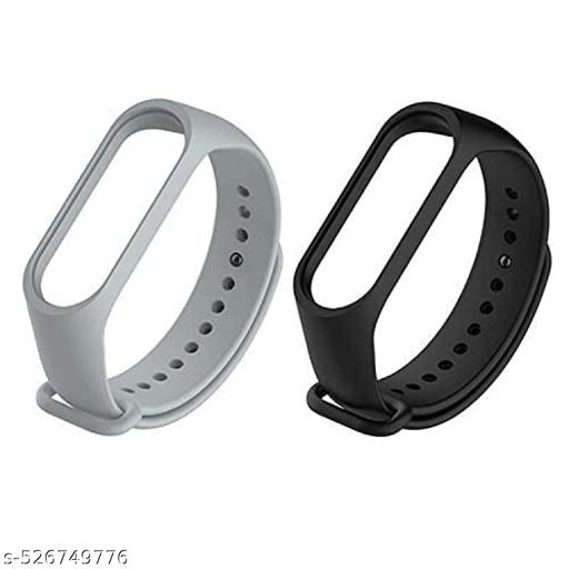 Bands for Mi Band 4 & Mi Band 3 Watch Band Strap Combo Pack Of 2
