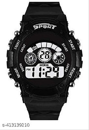 Digital Kids Watch Series Digital Unisex-Child Watch (Red Dial, Black & Pink Colored ) (Pack of 2)