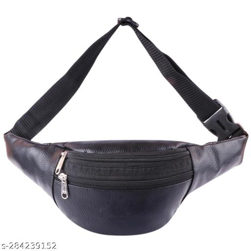 Rockzone-Enterprise-Waist-Bag-For-Men & Women-Leather-Zipper Closure-Adjustable Straps-Stylish waist bag