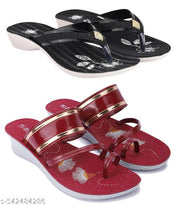 Astel Multicolor Combo of Women's Slippers and Flipflop - Pack of 2