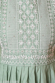 Urban Butterfly Women's Ethnic Cotton Embroidered Kurti, Stylish and Trendy, Sizes S-XXL