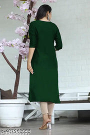 Meesho New Launch latest Very Beautiful Simple Straight Embroidered Sequence Work Designer Round Neck Women Kurti Kurta Dress