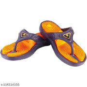 TieFit Men's Accupressure Non-Slip Slippers & TieFit Men's Thong Slipper Combo Pair Of 2