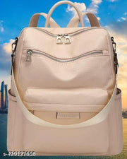 MomsyStore Women Leather Backpacks For Daily Travel Daypacks