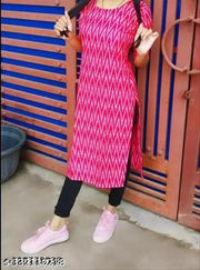 Polyster/Crepe fabric-Neeva Creation Fancy Two Tone Kurti for Womes