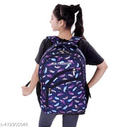 ISB Printed Backpack for school collage office Traveling Outdoor  Waterproof Polyester Material High Quality Bag Men Women Boys and Girls