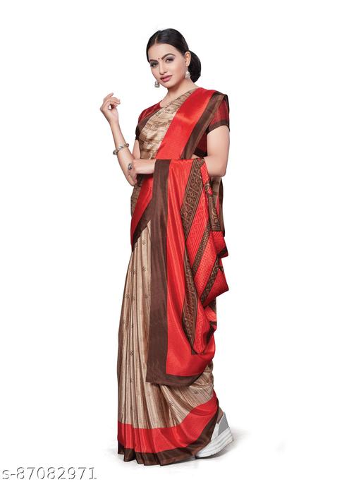 Crepe Silk Printed Daily Wear Saree