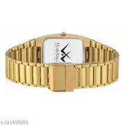 watchverse white gold squre  and round watch