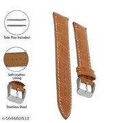 22mm Blue 8 Colors Leather Watch Band, Genuine Leather Replacement Wrist Strap for Men & Smart Watch for All 22mm