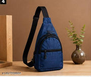 Premium Blue Crossbody Sling Bag for Men & Women