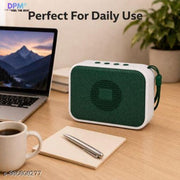 DPM Bluetooth Speaker with Mic, High Bass Output, RGB Lighting, USB TF Support