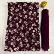 Daily Wear Premium Quality Georgette Printed Saree With Blouse