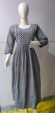 WOOLEN FROCK KURTI  ,WOOLEN CHECK FROCK