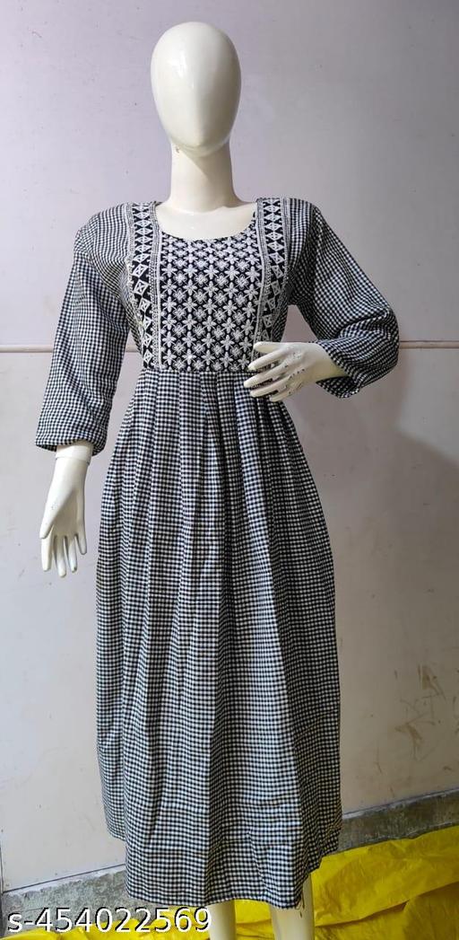 WOOLEN FROCK KURTI  ,WOOLEN CHECK FROCK